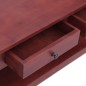 vidaXL Mesa de centro de madera maciza de caoba marrón 100x55x46 cm vidaXL Mesa de centro de madera maciza de caoba marrón 100x55x46 cm