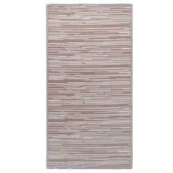 vidaXL Alfombra de exterior PP marrón 120x180 cm
