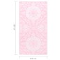 vidaXL Alfombra de exterior PP rosa 120x180 cm vidaXL Alfombra de exterior PP rosa 120x180 cm