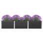 vidaXL Arriate de jardín WPC gris 300x100x54 cm vidaXL Arriate de jardín WPC gris 300x100x54 cm