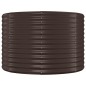vidaXL Jardinera arriate acero recubrimiento polvo marrón 507x100x68cm