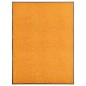 vidaXL Felpudo lavable naranja 90x120 cm vidaXL Felpudo lavable naranja 90x120 cm