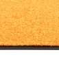 vidaXL Felpudo lavable naranja 90x120 cm vidaXL Felpudo lavable naranja 90x120 cm