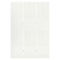 vidaXL Biombo divisor de 3 paneles acero blanco 120x180 cm vidaXL Biombo divisor de 3 paneles acero blanco 120x180 cm