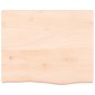 vidaXL Estante de pared madera maciza roble sin tratar 60x50x(2-6) cm vidaXL Estante de pared madera maciza roble sin tratar 60x50x(2-6) cm