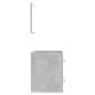 vidaXL Armario de baño con espejo gris hormigón 41x38,5x48 cm vidaXL Armario de baño con espejo gris hormigón 41x38,5x48 cm
