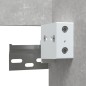vidaXL Armario de baño con espejo gris hormigón 41x38,5x48 cm vidaXL Armario de baño con espejo gris hormigón 41x38,5x48 cm