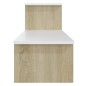vidaXL Mueble para TV madera contrachapada roble y blanco 180x30x43 cm vidaXL Mueble para TV madera contrachapada roble y blanco 180x30x43 cm