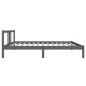 vidaXL Estructura de cama madera maciza gris 100x200 cm vidaXL Estructura de cama madera maciza gris 100x200 cm