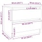 vidaXL Mesita noche madera contrachapada roble marrón 50x39x43,5 cm vidaXL Mesita noche madera contrachapada roble marrón 50x39x43,5 cm