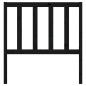 vidaXL Cabecero de cama madera maciza de pino negro 81x4x100 cm