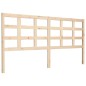 vidaXL Cabecero de cama madera maciza de pino 185,5x4x100 cm vidaXL Cabecero de cama madera maciza de pino 185,5x4x100 cm