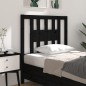 vidaXL Cabecero madera maciza de pino negro 81x4x100 cm vidaXL Cabecero madera maciza de pino negro 81x4x100 cm