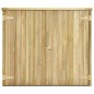 vidaXL Caseta herramientas jardín madera pino impregnada 135x60x123 cm vidaXL Caseta herramientas jardín madera pino impregnada 135x60x123 cm