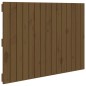 vidaXL Cabecero cama pared madera maciza pino marrón miel 95,5x3x60 cm vidaXL Cabecero cama pared madera maciza pino marrón miel 95,5x3x60 cm