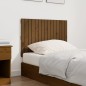 vidaXL Cabecero cama pared madera maciza pino marrón miel 95,5x3x60 cm vidaXL Cabecero cama pared madera maciza pino marrón miel 95,5x3x60 cm