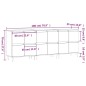 vidaXL Aparadores 3 uds madera contrachapada gris Sonoma vidaXL Aparadores 3 uds madera contrachapada gris Sonoma