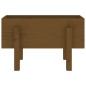 vidaXL Jardinera de madera maciza de pino marrón miel 62x30x38 cm vidaXL Jardinera de madera maciza de pino marrón miel 62x30x38 cm