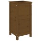 vidaXL Jardinera madera maciza de pino marrón miel 40x40x78 cm vidaXL Jardinera madera maciza de pino marrón miel 40x40x78 cm