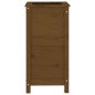 vidaXL Jardinera madera maciza de pino marrón miel 40x40x78 cm vidaXL Jardinera madera maciza de pino marrón miel 40x40x78 cm