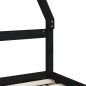 vidaXL Estructura cama infantil y cajones madera pino negro 80x160 cm vidaXL Estructura cama infantil y cajones madera pino negro 80x160 cm