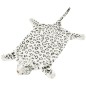 vidaXL Alfombra afelpada de leopardo 139 cm blanco vidaXL Alfombra afelpada de leopardo 139 cm blanco