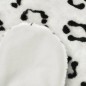 vidaXL Alfombra afelpada de leopardo 139 cm blanco vidaXL Alfombra afelpada de leopardo 139 cm blanco