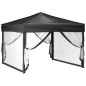 vidaXL Carpa para fiestas plegable con paredes gris antracita 3x3 m vidaXL Carpa para fiestas plegable con paredes gris antracita 3x3 m