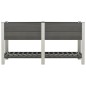vidaXL Mesa de cultivo para jardín con estante WPC gris 175x50x90 cm vidaXL Mesa de cultivo para jardín con estante WPC gris 175x50x90 cm