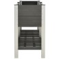vidaXL Mesa de cultivo para jardín con estante WPC gris 175x50x90 cm vidaXL Mesa de cultivo para jardín con estante WPC gris 175x50x90 cm