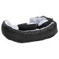 vidaXL Cojín para perro reversible y lavable gris y negro 85x70x20 cm vidaXL Cojín para perro reversible y lavable gris y negro 85x70x20 cm