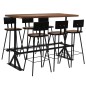 vidaXL Conjunto de muebles de bar 7 piezas madera maciza reciclada vidaXL Conjunto de muebles de bar 7 piezas madera maciza reciclada