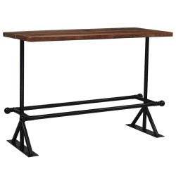 vidaXL Conjunto de muebles de bar 7 piezas madera maciza reciclada