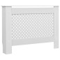 vidaXL Cubierta para radiador MDF blanco 112x19x81,5 cm vidaXL Cubierta para radiador MDF blanco 112x19x81,5 cm