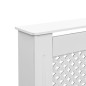 vidaXL Cubierta para radiador MDF blanco 112x19x81,5 cm vidaXL Cubierta para radiador MDF blanco 112x19x81,5 cm