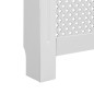 vidaXL Cubierta para radiador MDF blanco 112x19x81,5 cm vidaXL Cubierta para radiador MDF blanco 112x19x81,5 cm
