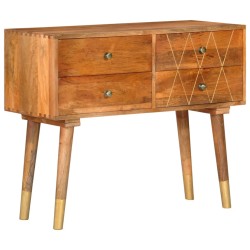 vidaXL Aparador de madera maciza de mango 85x40x70 cm