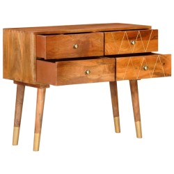 vidaXL Aparador de madera maciza de mango 85x40x70 cm