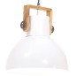 vidaXL Lámpara colgante industrial 25 W blanca redonda 40 cm E27 vidaXL Lámpara colgante industrial 25 W blanca redonda 40 cm E27