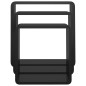 vidaXL Estantes cubo de pared 3 unidades MDF negro vidaXL Estantes cubo de pared 3 unidades MDF negro