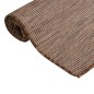 vidaXL Alfombra de exterior de tejido plano marrón 200x280 cm vidaXL Alfombra de exterior de tejido plano marrón 200x280 cm