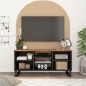 vidaXL Mueble de TV madera reciclada madera contrachapada 100x33x46cm