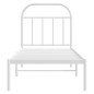 vidaXL Estructura de cama de metal con cabecero blanco 75x190 cm vidaXL Estructura de cama de metal con cabecero blanco 75x190 cm