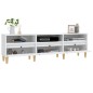 vidaXL Mueble de TV madera contrachapada blanco 150x30x44,5 cm vidaXL Mueble de TV madera contrachapada blanco 150x30x44,5 cm