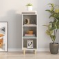 vidaXL Aparador de madera contrachapada gris hormigón 34,5x32,5x90 cm vidaXL Aparador de madera contrachapada gris hormigón 34,5x32,5x90 cm