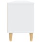 vidaXL Mueble de TV madera contrachapada blanco 150x30x44,5 cm vidaXL Mueble de TV madera contrachapada blanco 150x30x44,5 cm