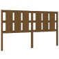 vidaXL Cabecero de cama madera maciza pino marrón miel 165,5x4x100 cm vidaXL Cabecero de cama madera maciza pino marrón miel 165,5x4x100 cm