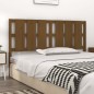 vidaXL Cabecero de cama madera maciza pino marrón miel 165,5x4x100 cm vidaXL Cabecero de cama madera maciza pino marrón miel 165,5x4x100 cm