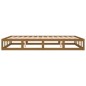 vidaXL Estructura de cama de madera maciza marrón miel 150x200 cm vidaXL Estructura de cama de madera maciza marrón miel 150x200 cm