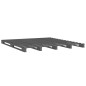 vidaXL Cama de palets de madera maciza de pino gris 200x200 cm vidaXL Cama de palets de madera maciza de pino gris 200x200 cm